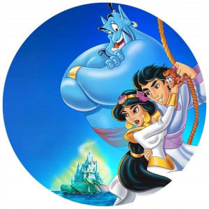 Opłatek Na Tort 20cm Disney Jasmina Twój Napis