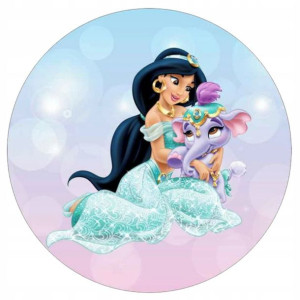 Opłatek Na Tort 20cm Disney Jasmina Twój Napis