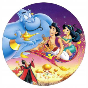Opłatek Na Tort 20cm Disney Jasmina Twój Napis
