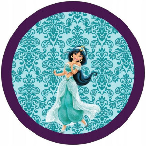 Opłatek Na Tort 20cm Disney Jasmina Twój Napis