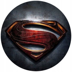 Opłatek Na Tort 20cm Superman Twój Napis Imię