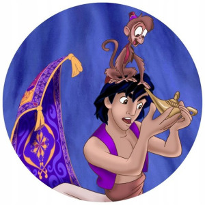Opłatek Na Tort 20cm Disney Jasmina Twój Napis