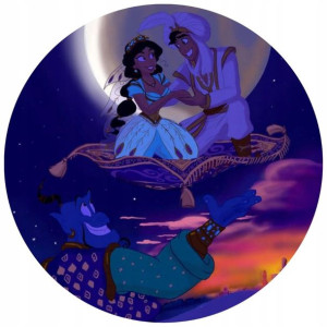 Opłatek Na Tort 20cm Disney Jasmina Twój Napis