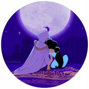 Opłatek Na Tort 20cm Disney Jasmina Twój Napis