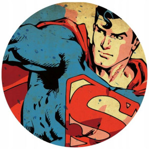Opłatek Na Tort 20cm Superman Twój Napis Imię