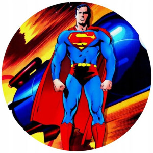 Opłatek Na Tort 20cm Superman Twój Napis Imię