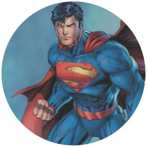 Opłatek Na Tort 20cm Superman Twój Napis Imię