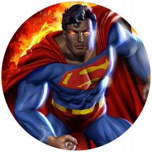 Opłatek Na Tort 20cm Superman Twój Napis Imię