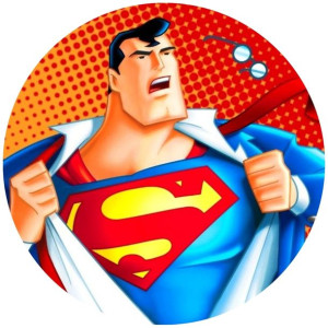 Opłatek Na Tort 20cm Superman Twój Napis Imię