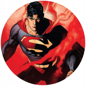 Opłatek Na Tort 20cm Superman Twój Napis Imię