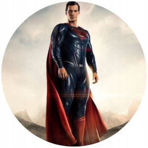 Opłatek Na Tort 20cm Superman Twój Napis Imię