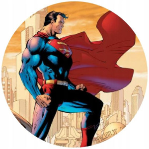 Opłatek Na Tort 20cm Superman Twój Napis Imię
