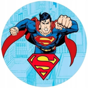 Opłatek Na Tort 20cm Superman Twój Napis Imię