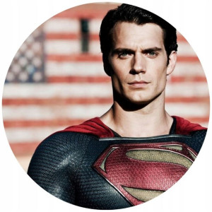 Opłatek Na Tort 20cm Superman Twój Napis Imię