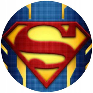 Opłatek Na Tort 20cm Superman Twój Napis Imię