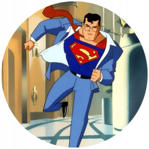 Opłatek Na Tort 20cm Superman Twój Napis Imię