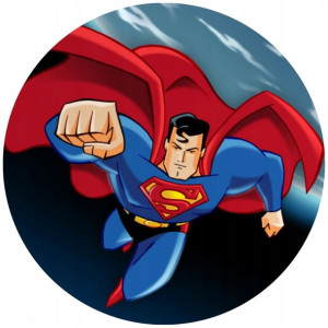 Opłatek Na Tort 20cm Superman Twój Napis Imię