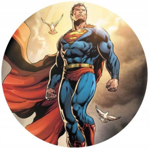 Opłatek Na Tort 20cm Superman Twój Napis Imię