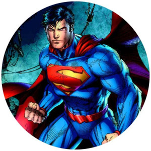 Opłatek Na Tort 20cm Superman Twój Napis Imię