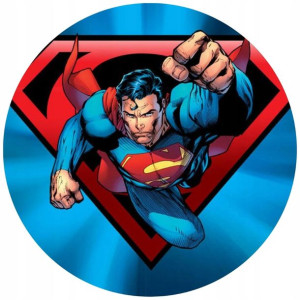 Opłatek Na Tort 20cm Superman Twój Napis Imię