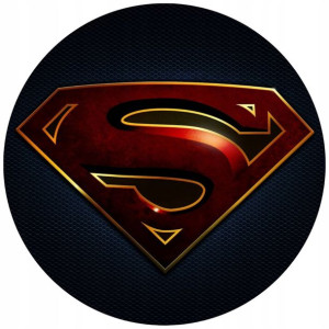 Opłatek Na Tort 20cm Superman Twój Napis Imię