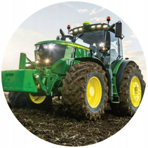 Opłatek Na Tort 20cm Traktor Twój Napis Imię Super