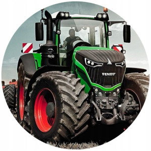 Opłatek Na Tort 20cm Traktor Twój Napis Imię Super