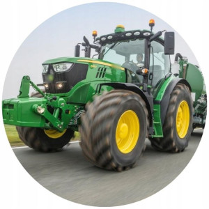 Opłatek Na Tort 20cm Traktor Twój Napis Imię Super