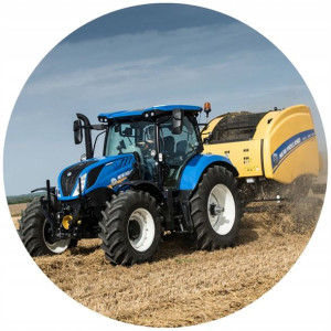 Opłatek Na Tort 20cm Traktor Twój Napis Imię Super
