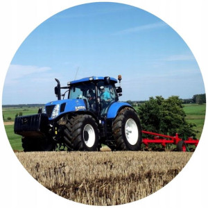 Opłatek Na Tort 20cm Traktor Twój Napis Imię Super