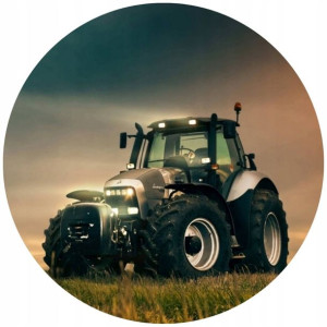 Opłatek Na Tort 20cm Traktor Twój Napis Imię Super