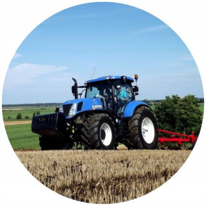 Opłatek Na Tort 20cm Traktor Twój Napis Imię Super