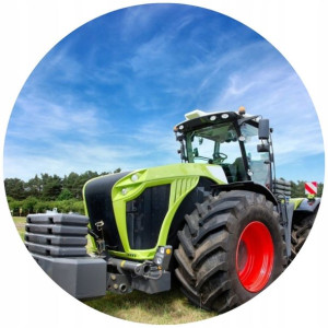 Opłatek Na Tort 20cm Traktor Twój Napis Imię Super