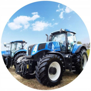 Opłatek Na Tort 20cm Traktor Twój Napis Imię Super