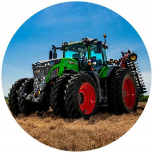 Opłatek Na Tort 20cm Traktor Twój Napis Imię Super