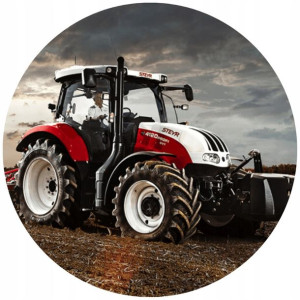 Opłatek Na Tort 20cm Traktor Twój Napis Imię Super