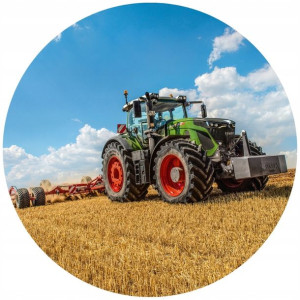 Opłatek Na Tort 20cm Traktor Twój Napis Imię Super