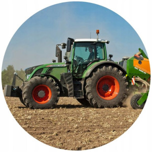Opłatek Na Tort 20cm Traktor Twój Napis Imię Super
