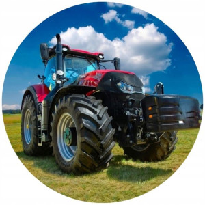 Opłatek Na Tort 20cm Traktor Twój Napis Imię Super
