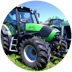 Opłatek Na Tort 20cm Traktor Twój Napis Imię Super