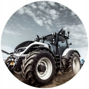 Opłatek Na Tort 20cm Traktor Twój Napis Imię Super