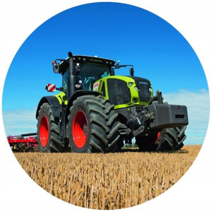Opłatek Na Tort 20cm Traktor Twój Napis Imię Super