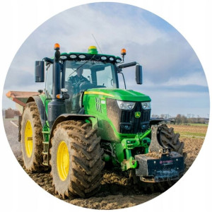 Opłatek Na Tort 20cm Traktor Twój Napis Imię Super