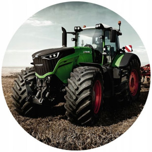 Opłatek Na Tort 20cm Traktor Twój Napis Imię Super