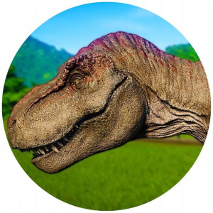 Opłatek Na Tort 20cm Dinozaury Twój Napis Imię