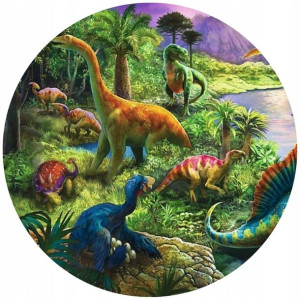 Opłatek Na Tort 20cm Dinozaury Twój Napis Imię
