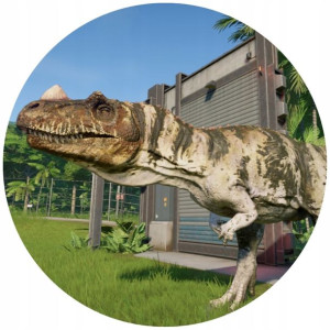 Opłatek Na Tort 20cm Dinozaury Twój Napis Imię