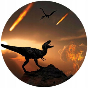 Opłatek Na Tort 20cm Dinozaury Twój Napis Imię