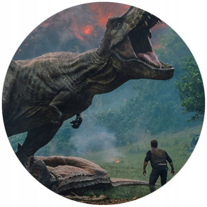 Opłatek Na Tort 20cm Dinozaury Twój Napis Imię
