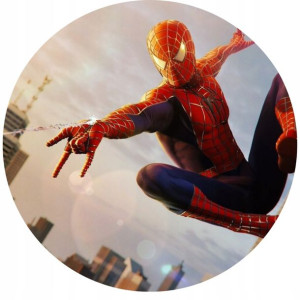 Opłatek Na Tort 20cm Spiderman Twój Napis Imię